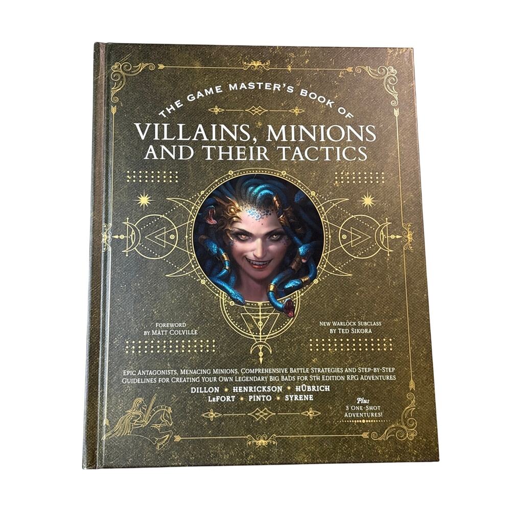 Dungeons & Dragons 5E D&D Game Master's Book of Villains Minions & Their Tactics